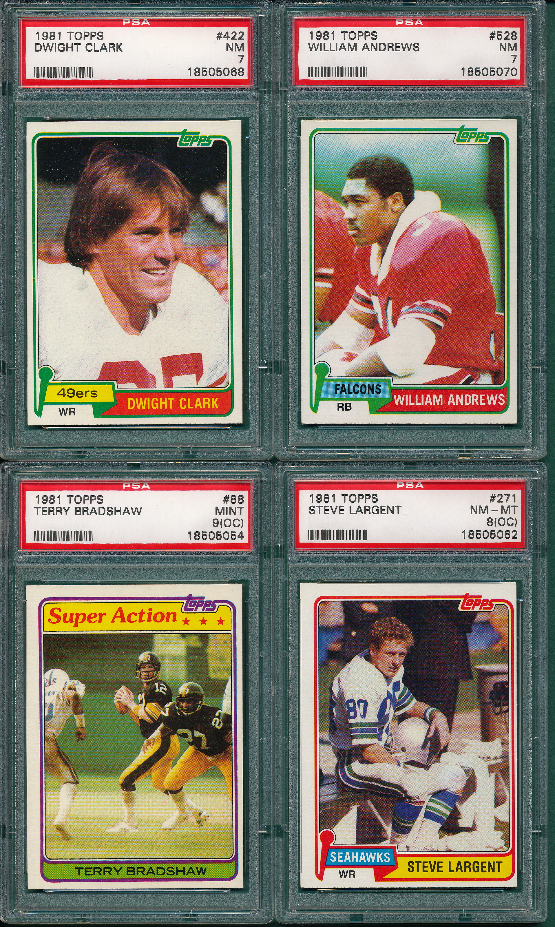 Lot Detail 1981 Topps Football Complete Set