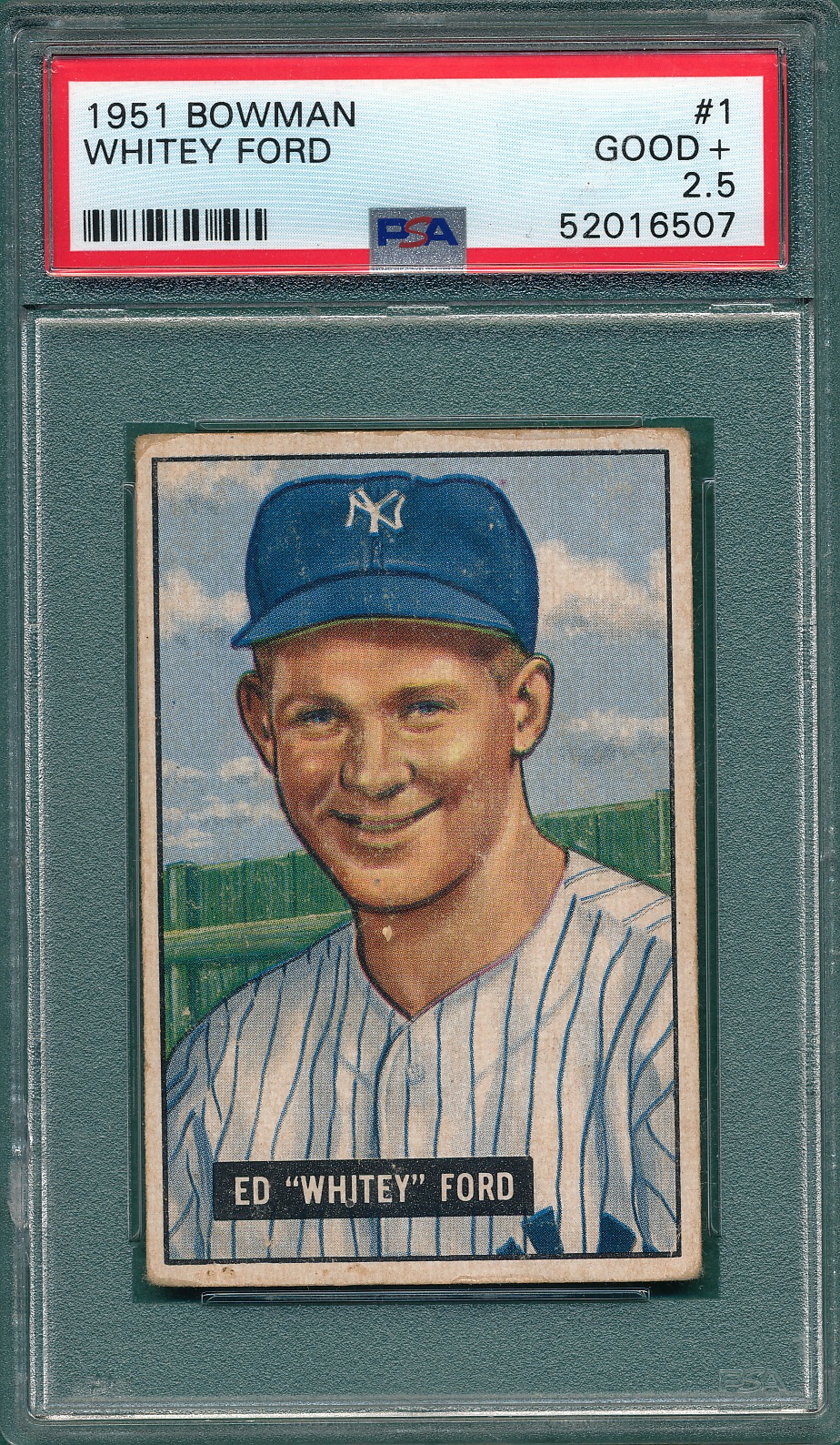 Lot Detail 1951 Bowman 1 Whitey Ford PSA 2.5 *Rookie*