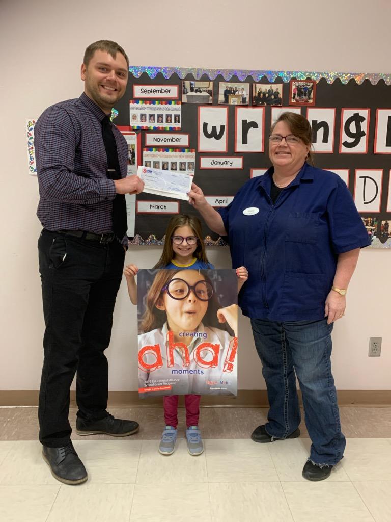 Sonset Station Presents Grant to Whitewood Elementary Stern.co