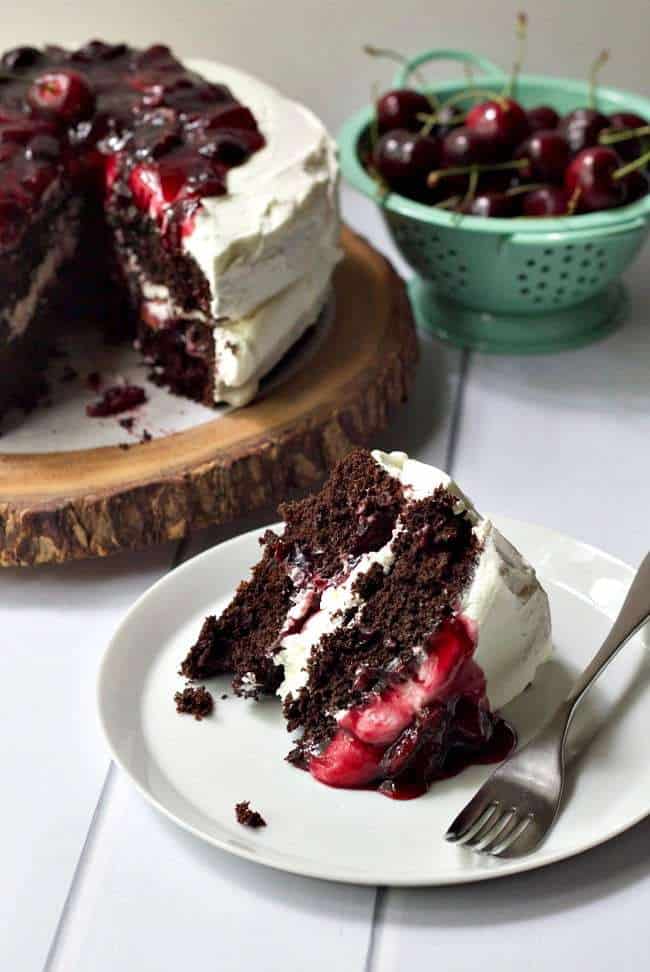 Black Forest Cake stetted