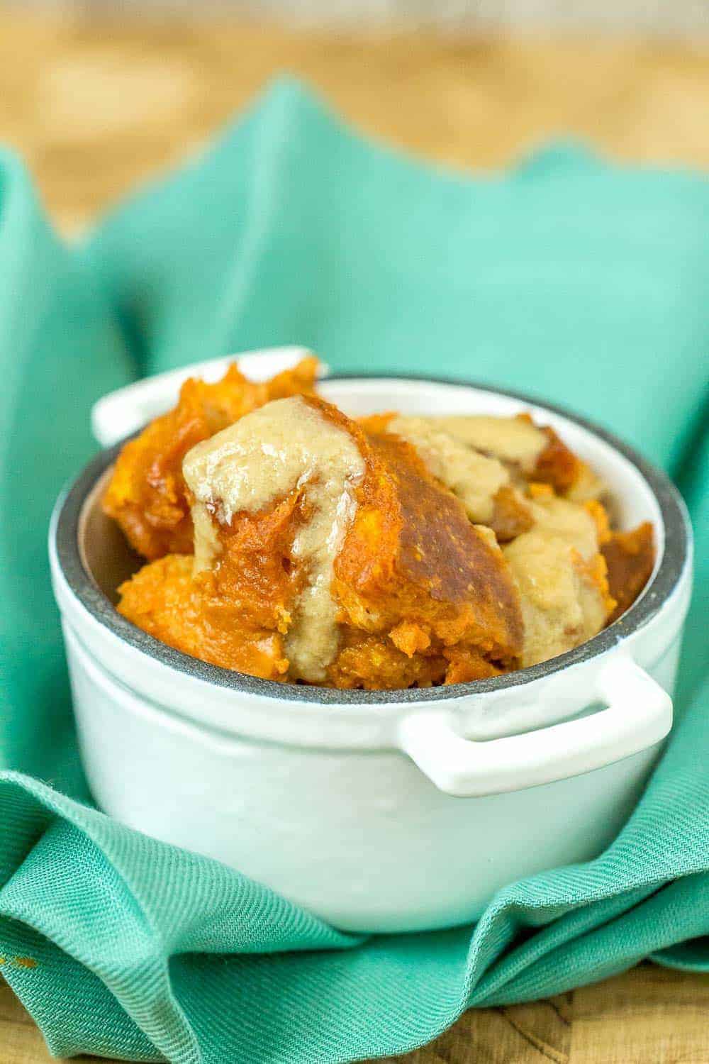 Pumpkin Bread Pudding Recipe stetted