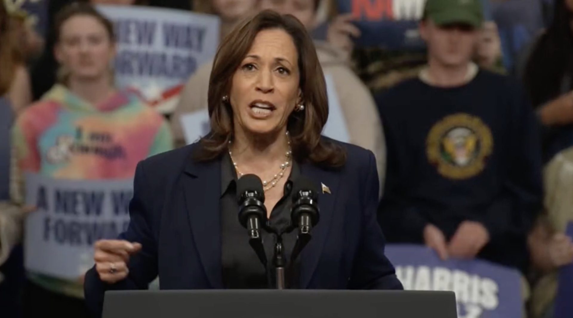 Kamala Tells Jesus Followers at Her Rally to Find a New Zip Code