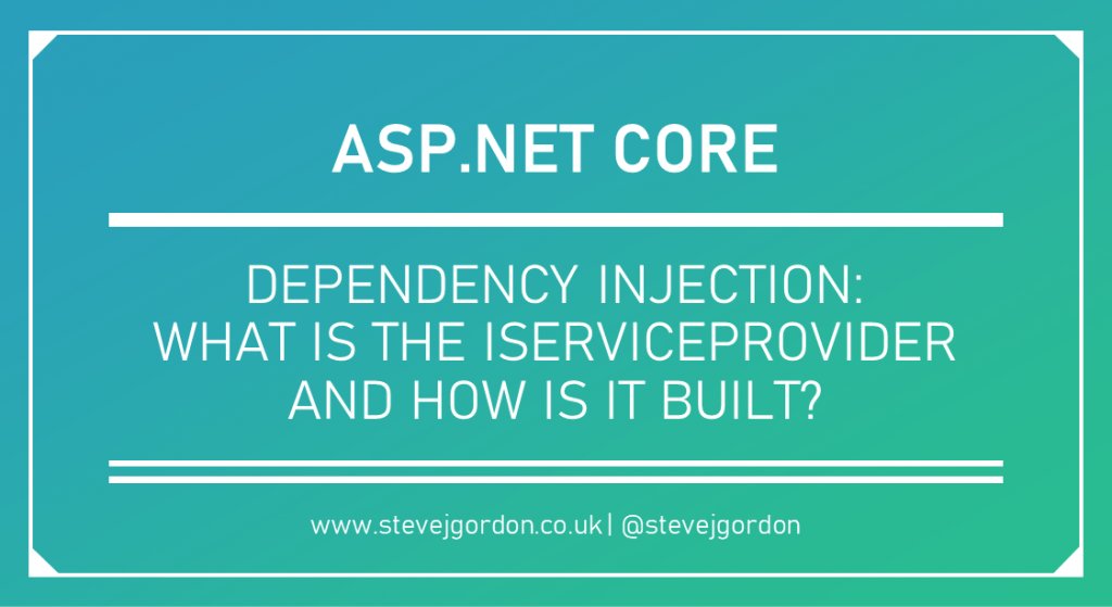Core Dependency Injection What is the