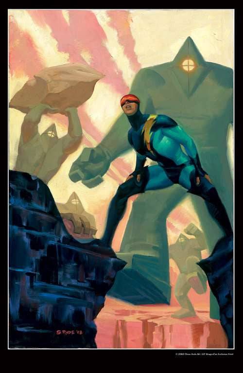 Nexus "Valley of the Living Rocks" Print, Signed by Baron and Rude