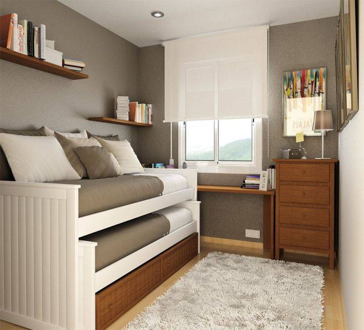 Decorate A Small Bedroom With Two Beds Interior Design Inspirations