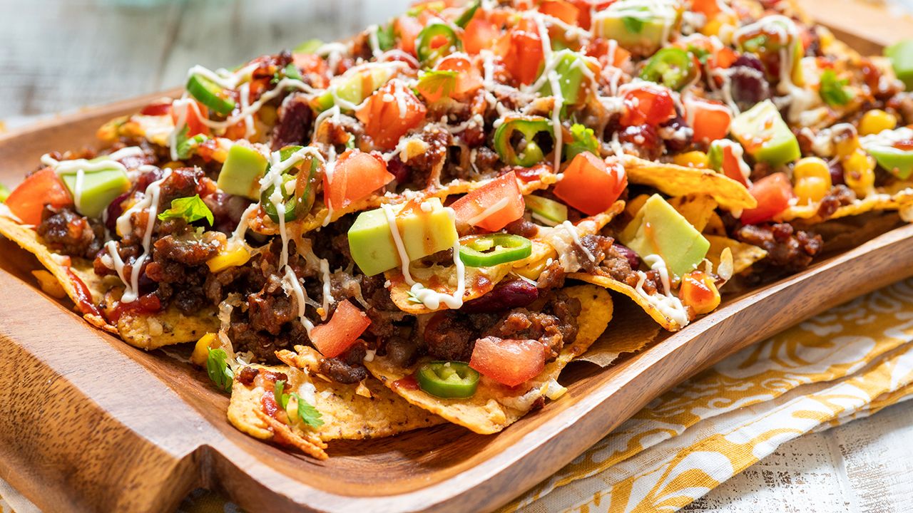 Loaded Nachos with Beef, Black Beans, and Cheese Stew Leonards