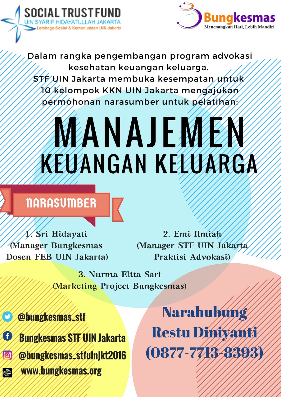 STF Tawarkan Pelatihan Manajemen Keuangan Keluarga | STF UIN Jakarta