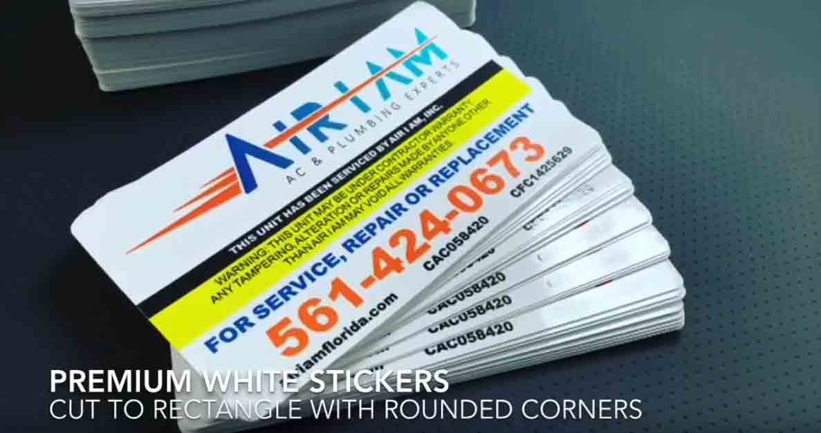 Waterproof Custom Stickers Made Fast Outdoor Vinyl Die Cut Decals