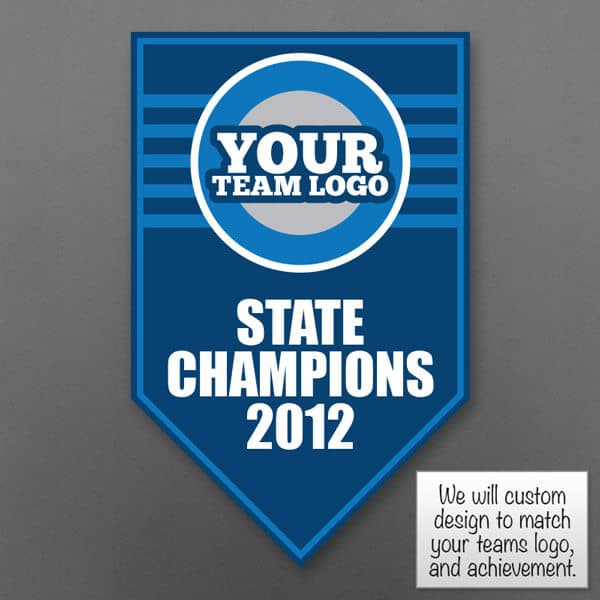 Custom Sport Banners Custom Pennant Banner Sticker Genius