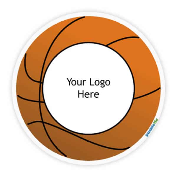 Removable Basketball Team Spirit Car Decal Sticker Genius