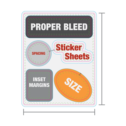 How Do I Set Up Sticker Sheets?
