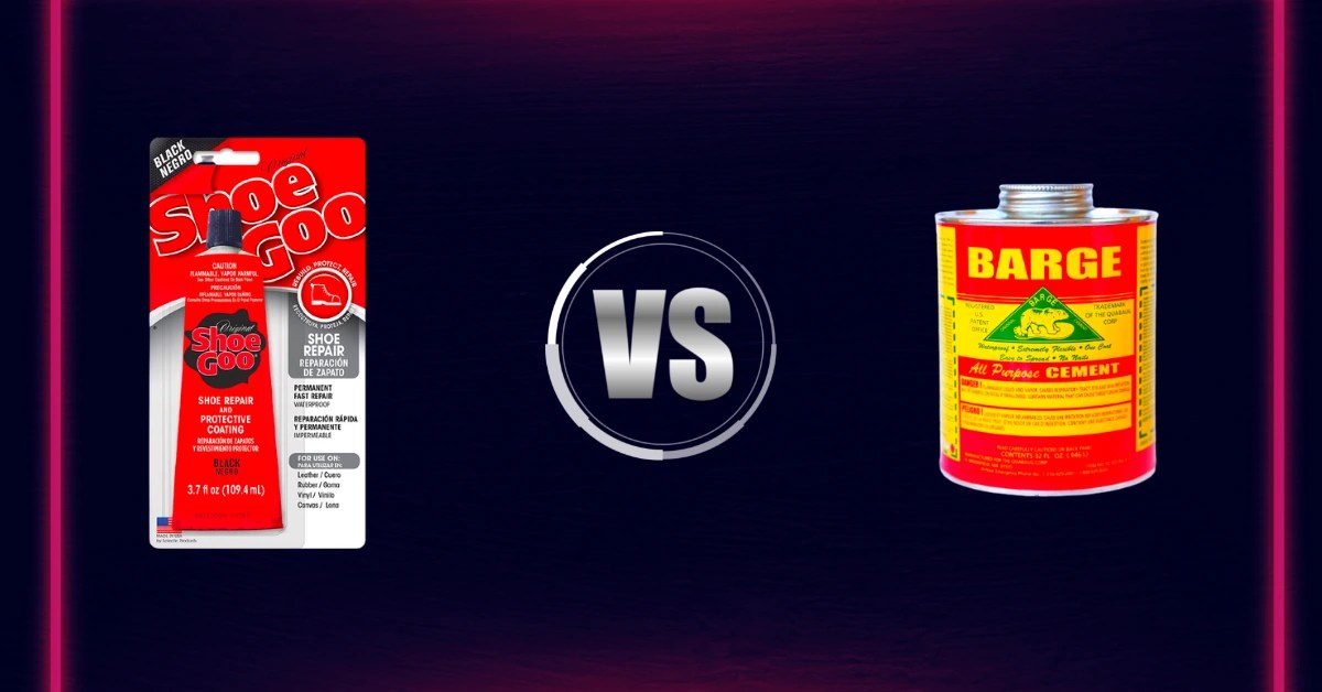 Barge Cement vs. Shoe Goo Sticky Aide