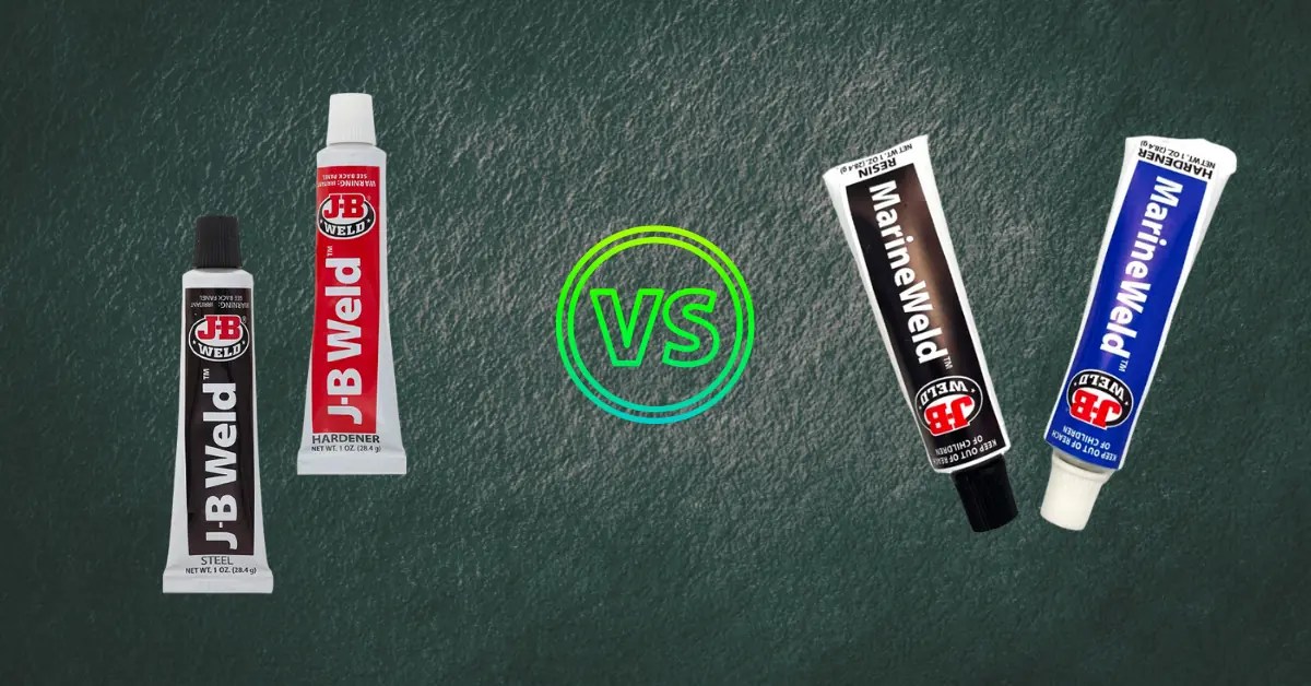 JB Weld Marine vs. Original Detailed Comparison Sticky Aide