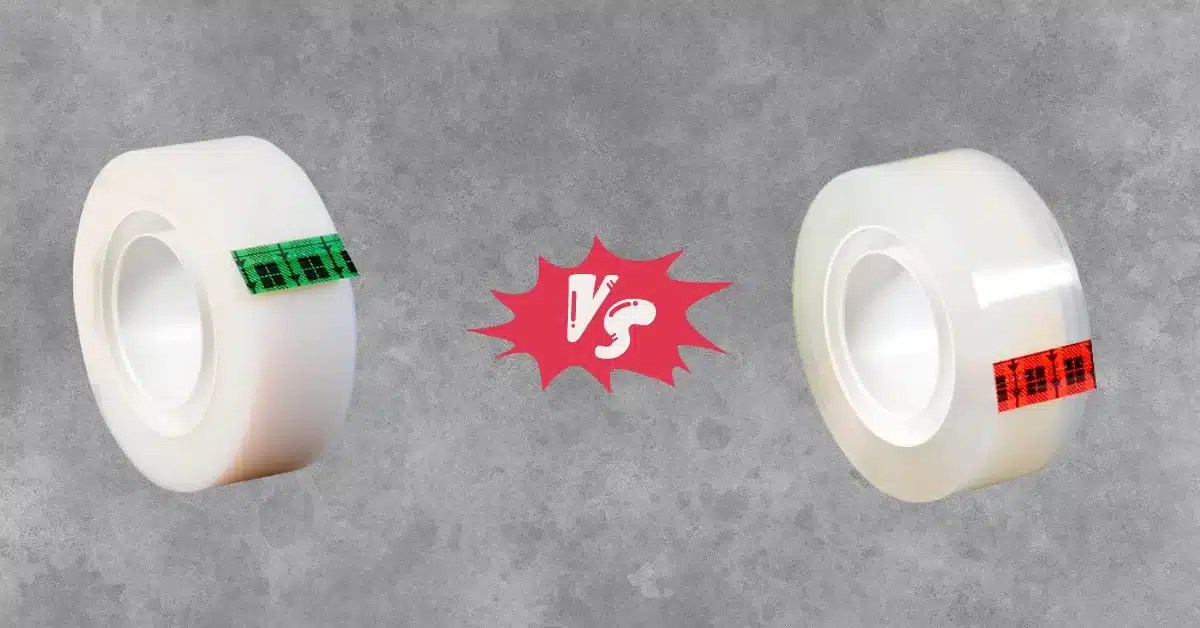 Scotch Magic Tape vs. Transparent Thorough Comparison Sticky Aide