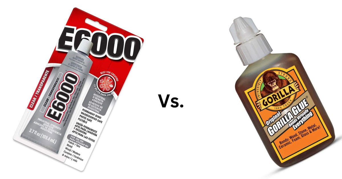 E6000 vs. Gorilla Glue Sticky Aide