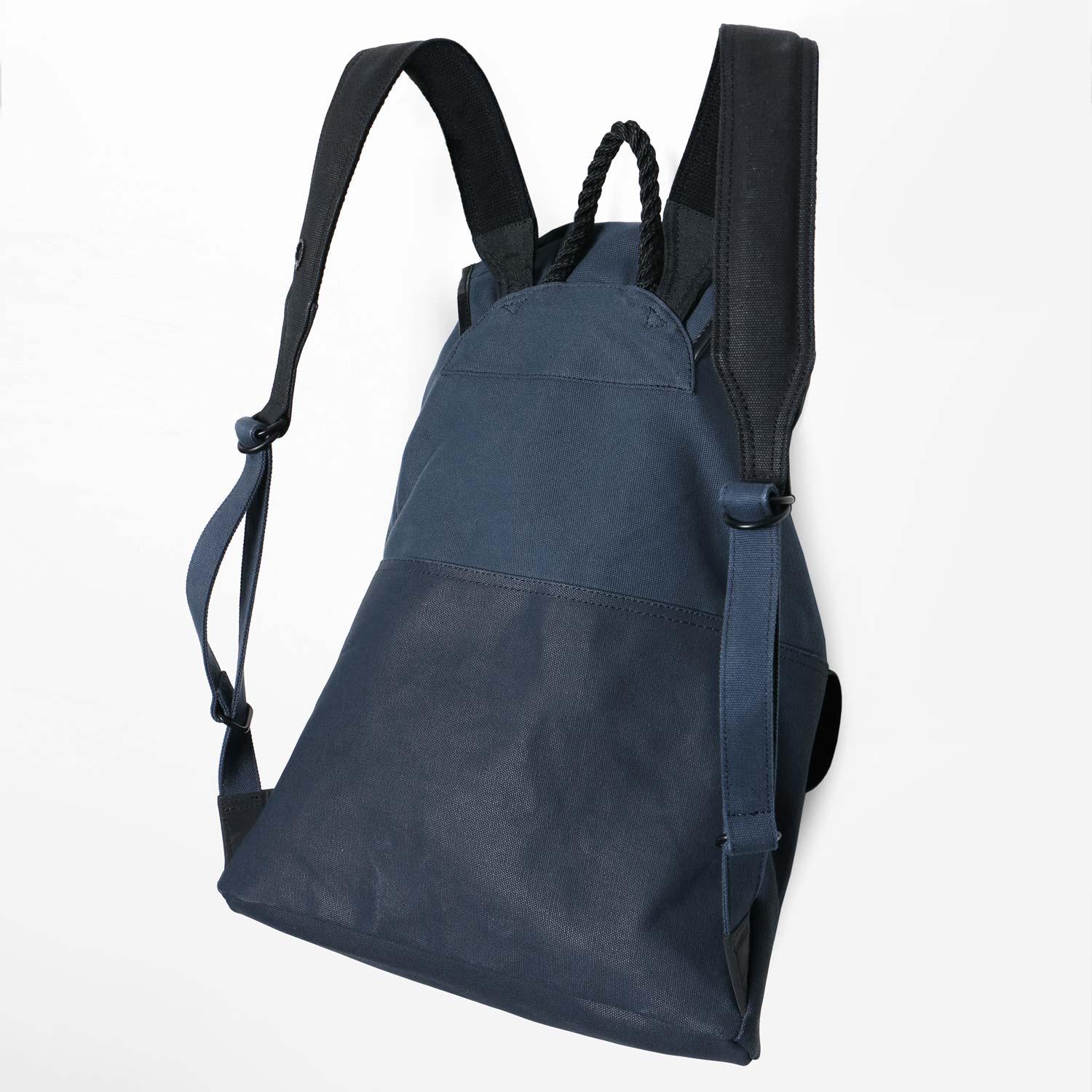 Roban navy drawstring backpack