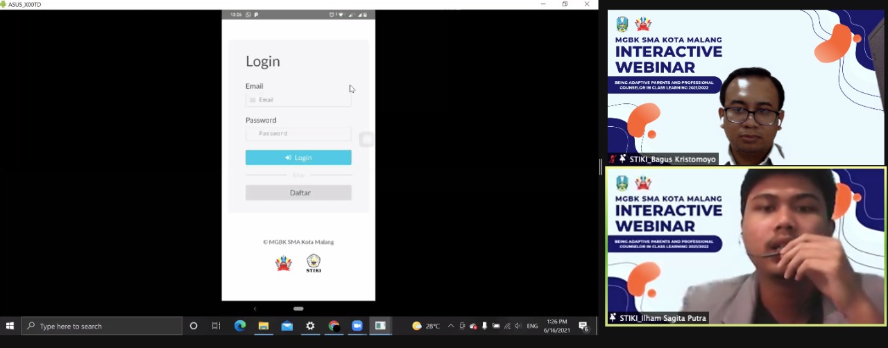 STIKI Malang Kembangkan Aplikasi untuk MGBK SMA Kota