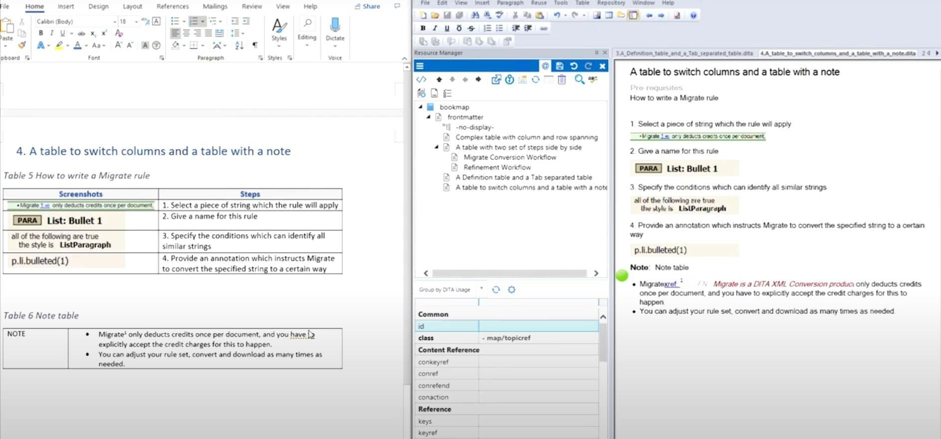 How to Convert Complex Table Structures To DITA XML Stilo