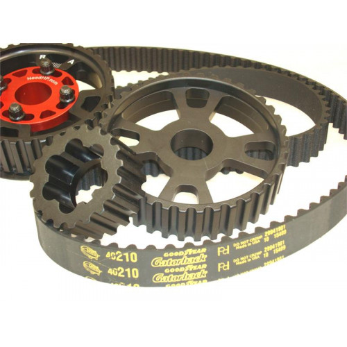 Aluminum Round Tooth Timing Belt Conversion Kit Ultra Light Ford 2.3L