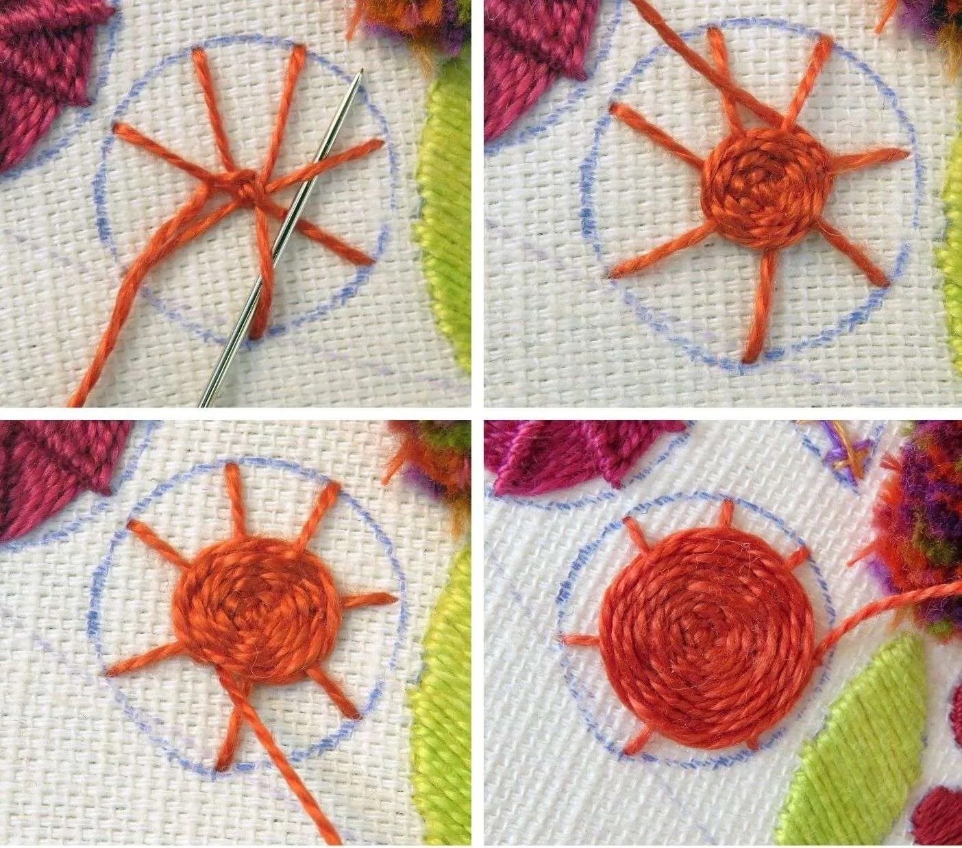 Stitch Fun Woven and Whipped Wheels Stitchdoodles
