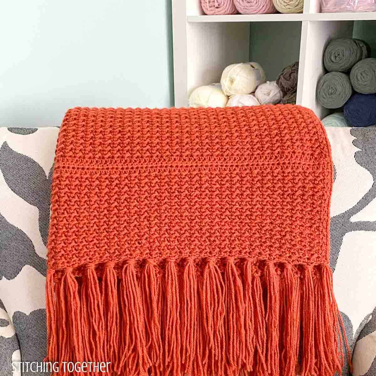 Caprock Canyon Crochet Lap Blanket