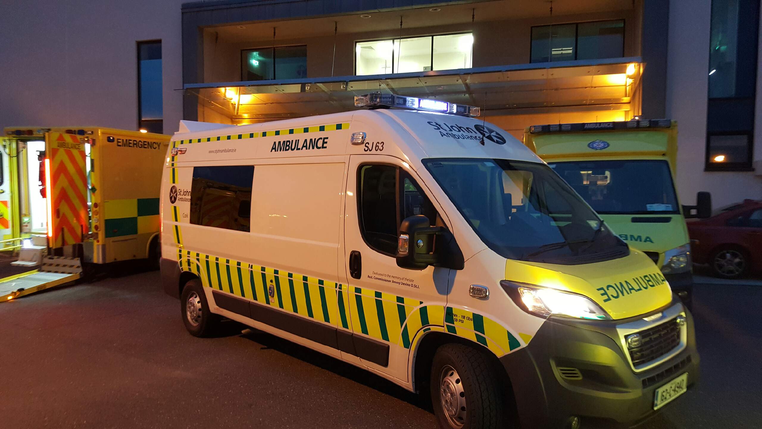 Maiden Duty for SJ63 Interagency Cooperation St John Ambulance Ireland