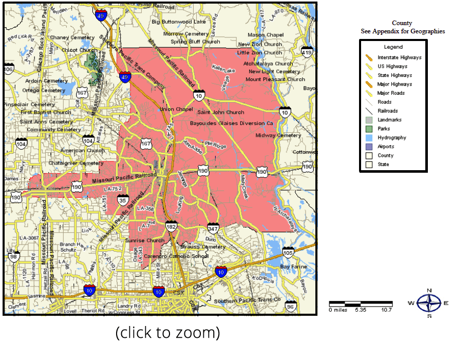 Transportation & Infrastructure St. Landry Parish Economic