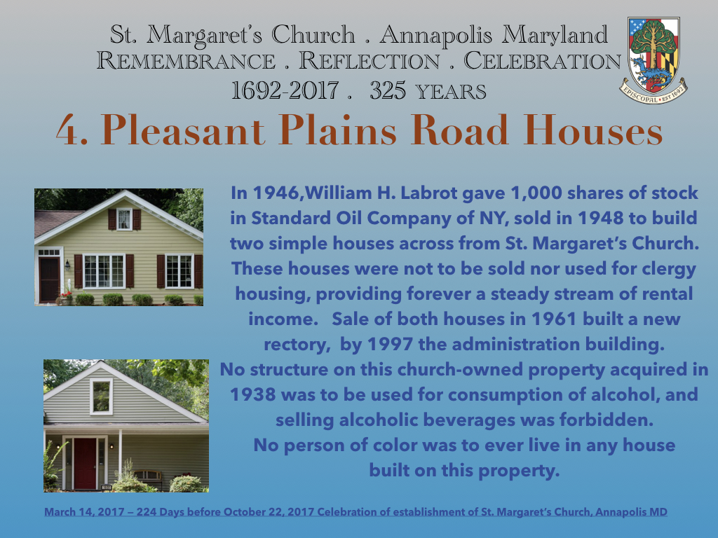 1948 Houses on Pleasant Plains Road St Margaret's Archives