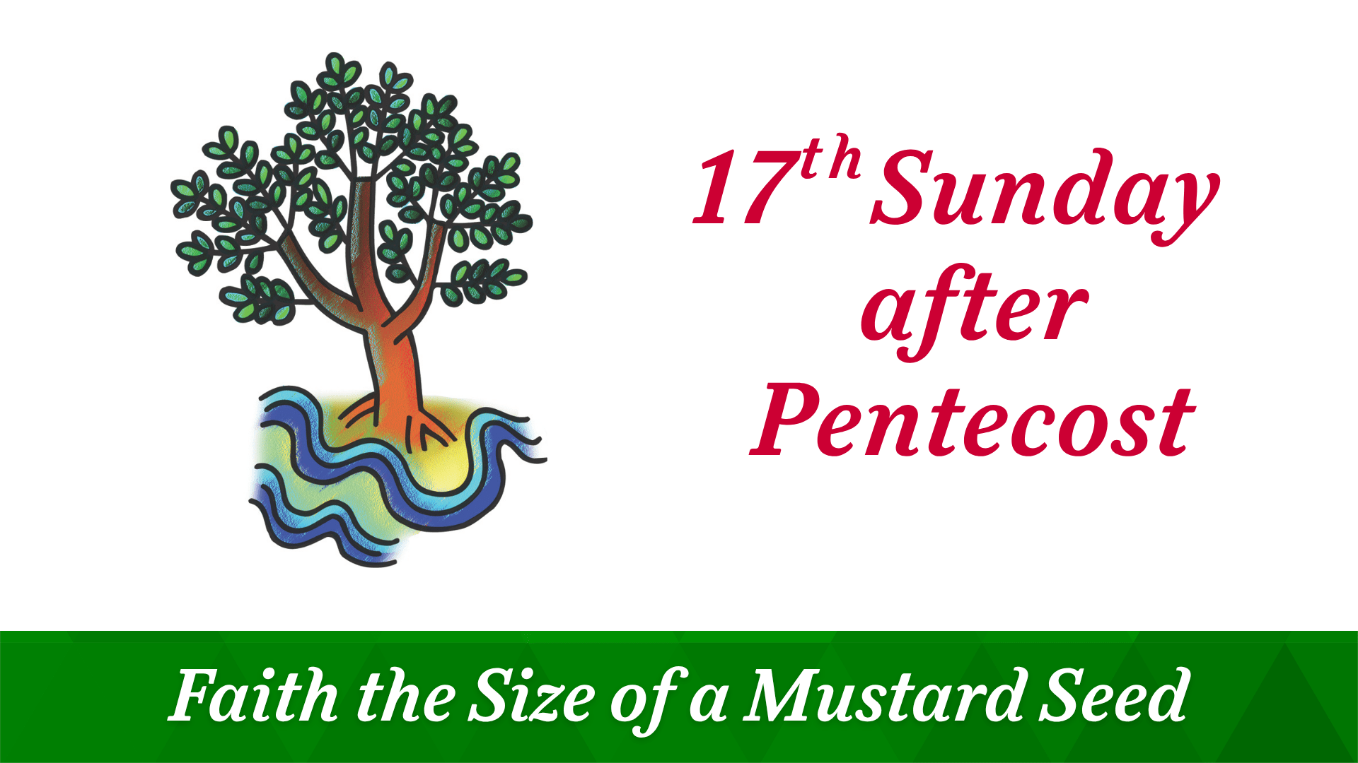 Events In October 2025 17th Sunday after Pentecost October 5, 2025 St. Mark's Lutheran Church