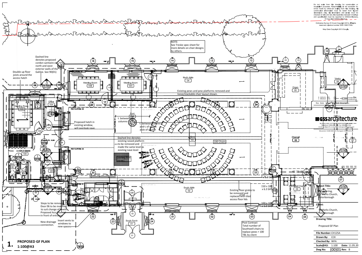 ReOrdering St Mark's Church Peterborough