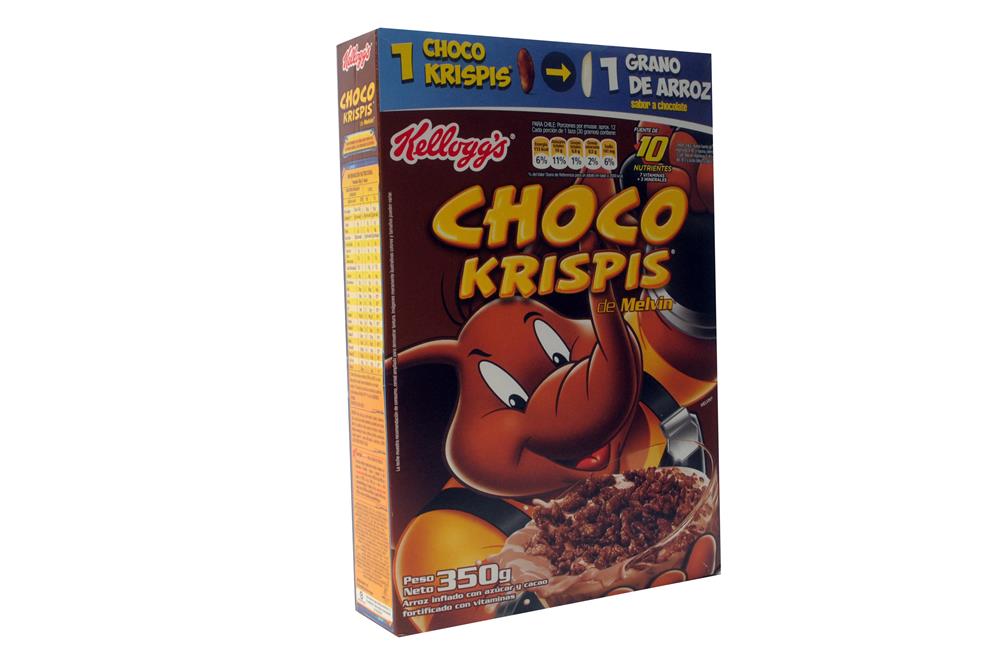 CEREAL CHOCO KRISPIS 350GR KELLOGGS CAJA . Supermercados Stock