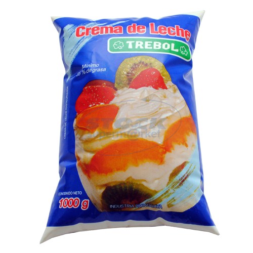 CREMA DE LECHE TREBOL SCH 1 LT . Supermercados Stock