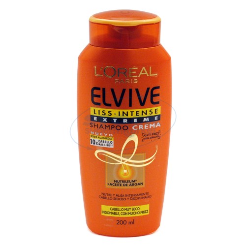 SHAMPOO ELVIVE LISS INTENSE EXTREME FCO 200ML . Supermercados Stock