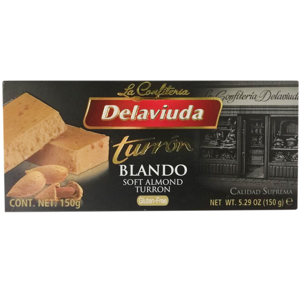 TURRON DE LA VIUDA BLANDO X 150GR CJA . Supermercados Stock Delivery