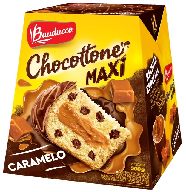CHOCOTTONE MAXI CARAMELO BAUDUCCO 500GR CJA . Stock Supermrket Call