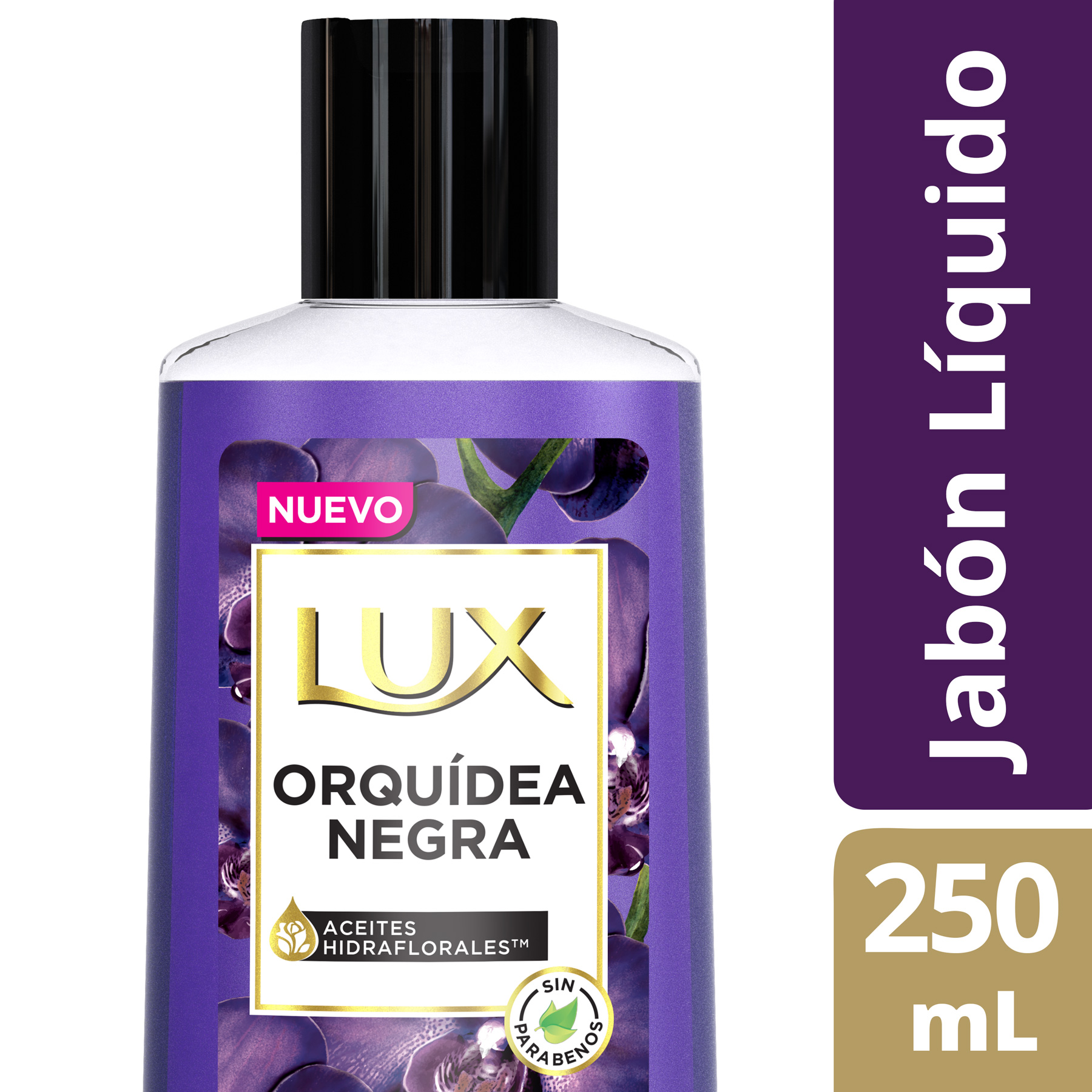 JABON LIQUIDO CORPORAL ORQUIDEA NEGRA 250ML LUX FRAS . Supermercados Stock