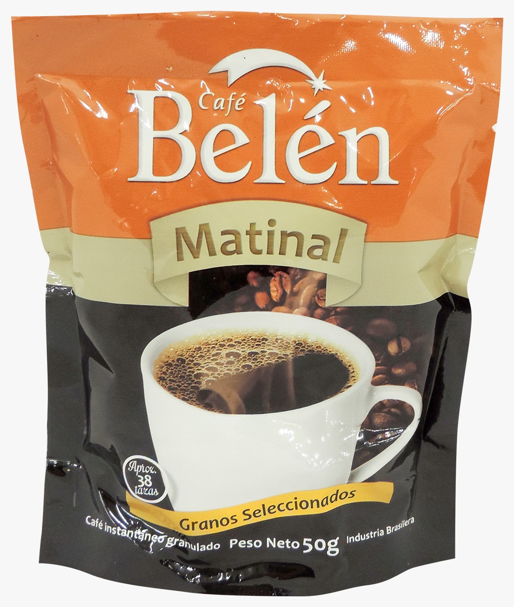 CAFE INSTANTANEO BELEN MATINAL POUCH 50GR . Supermercados Stock