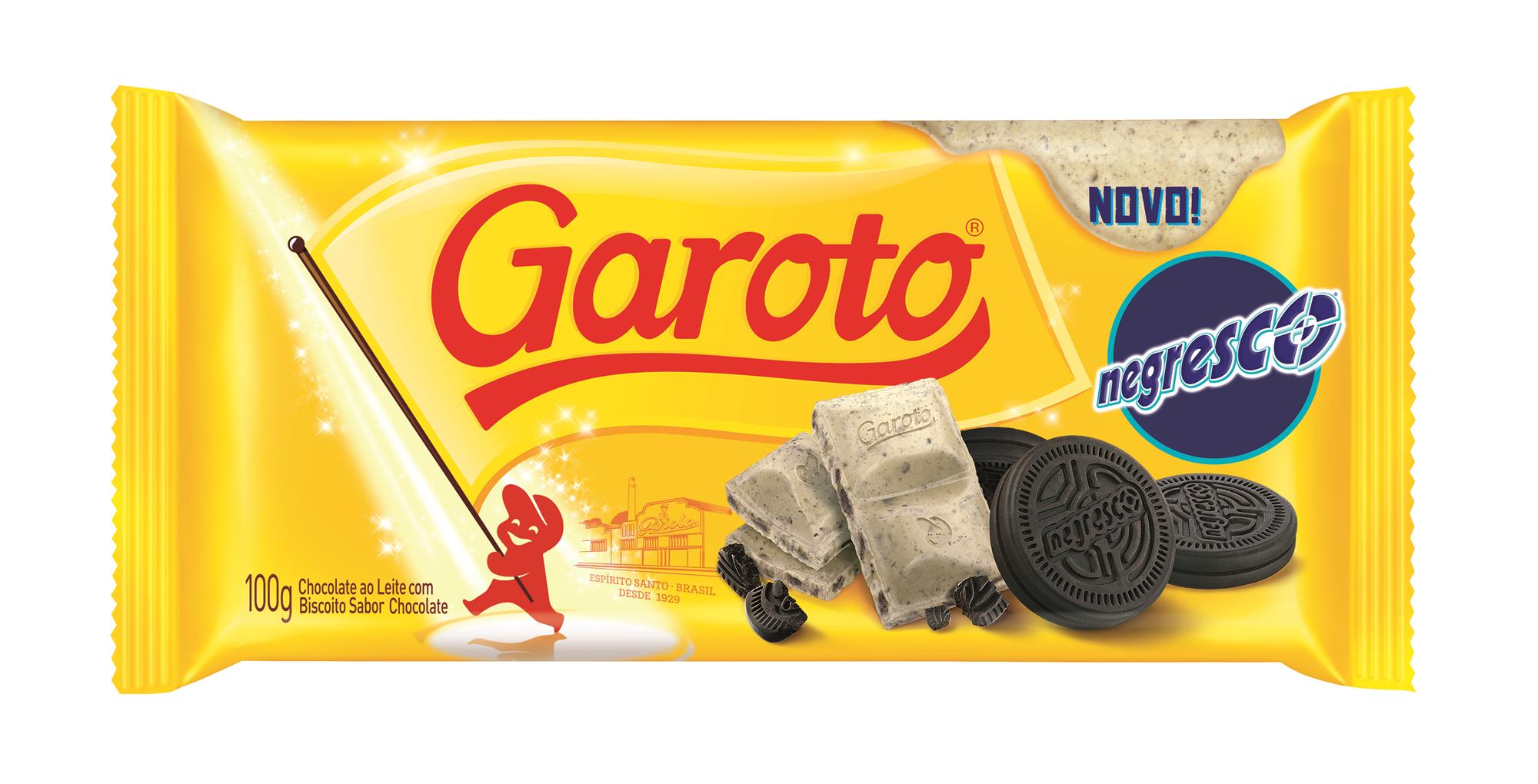 TABLETA DE CHOCOLATE GAROTO OPERETA NEGRESCO 90GR PLAST . Supermercados