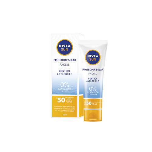 PROTECTOR SOLAR FACIAL CONTROL ANTI BRILLO FPS50 50ML NIVEA SUN