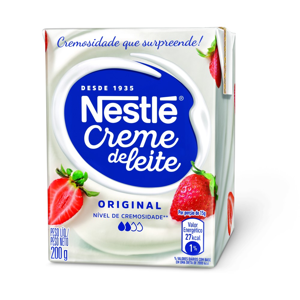 CREMA DE LECHE 200GR NESTLE TETR . Supermercados Stock