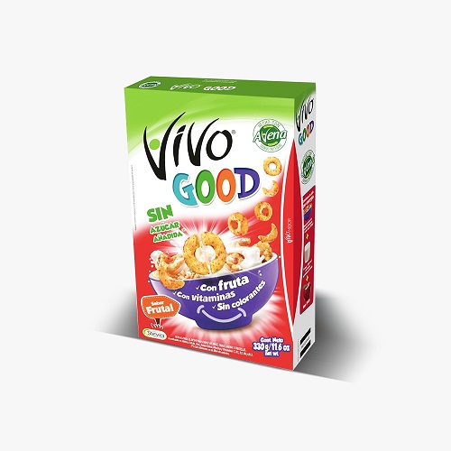 CEREAL FRUTAL VIVO GOOD 330GR . Supermercados Stock