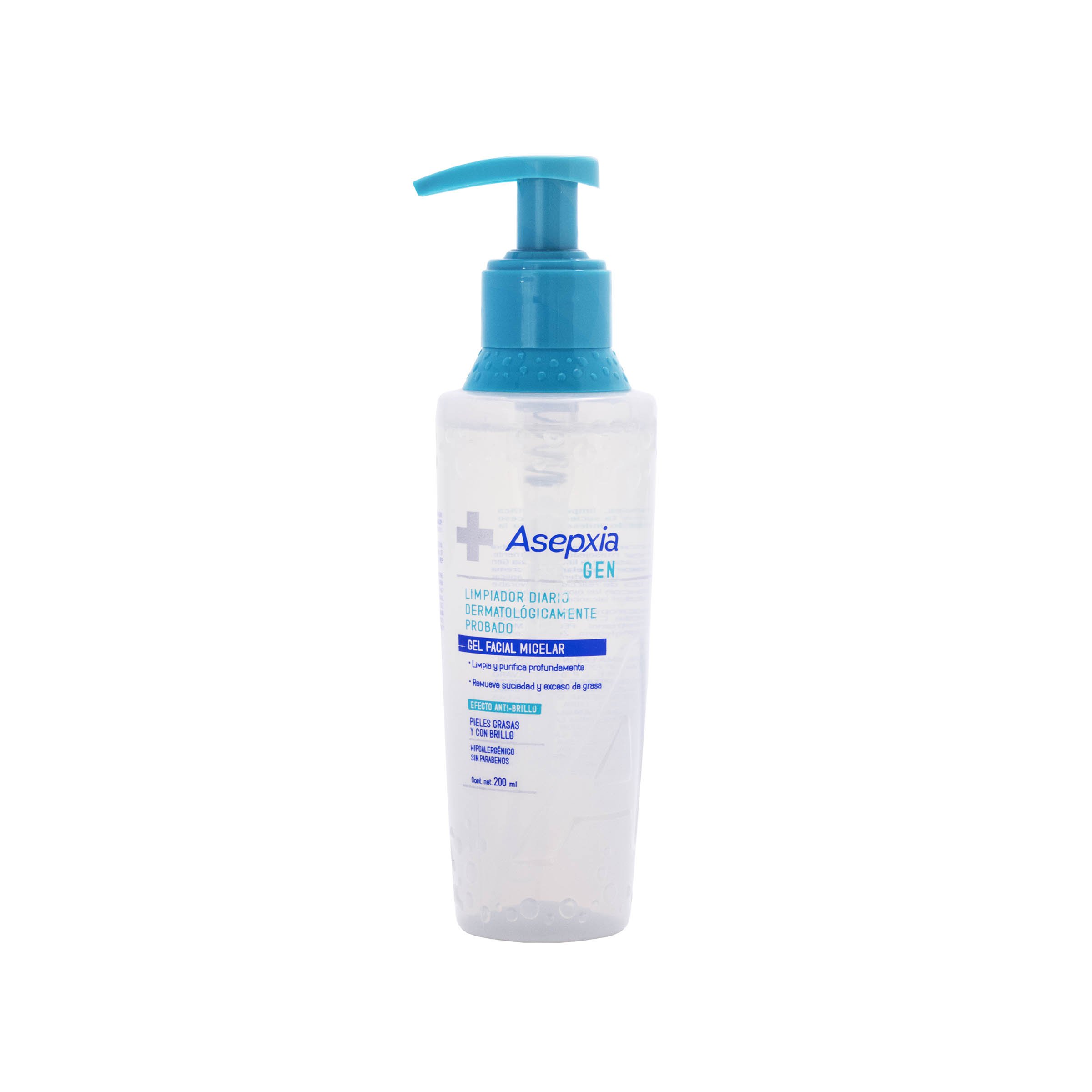 ASEPXIA GEN GEL FACIAL MICELAR EFECTO ANTIBRILLO 200 ML