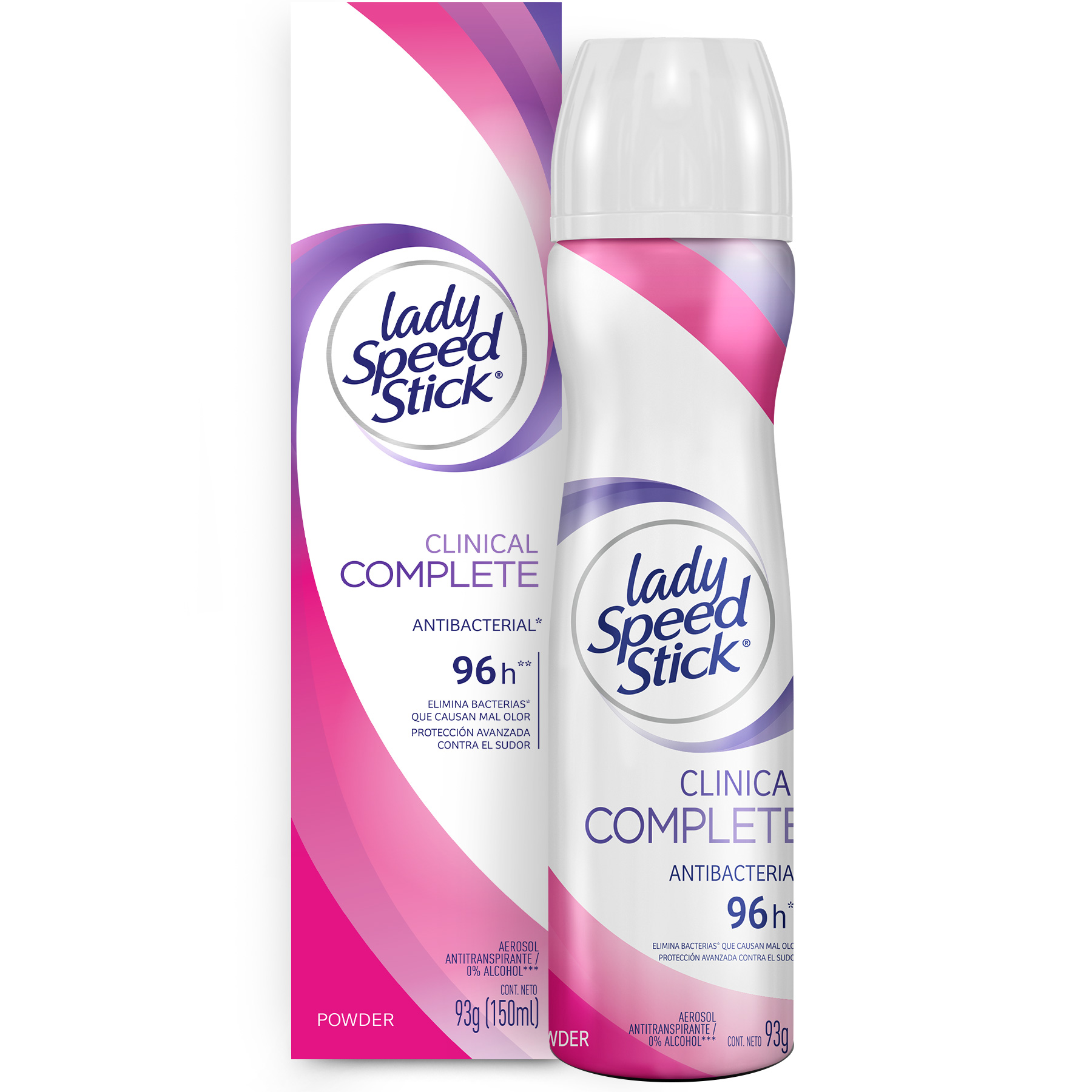 DESODORANTE CLINICA COMPLETE LADY SPEED STICK 93GR . Supermercados Stock