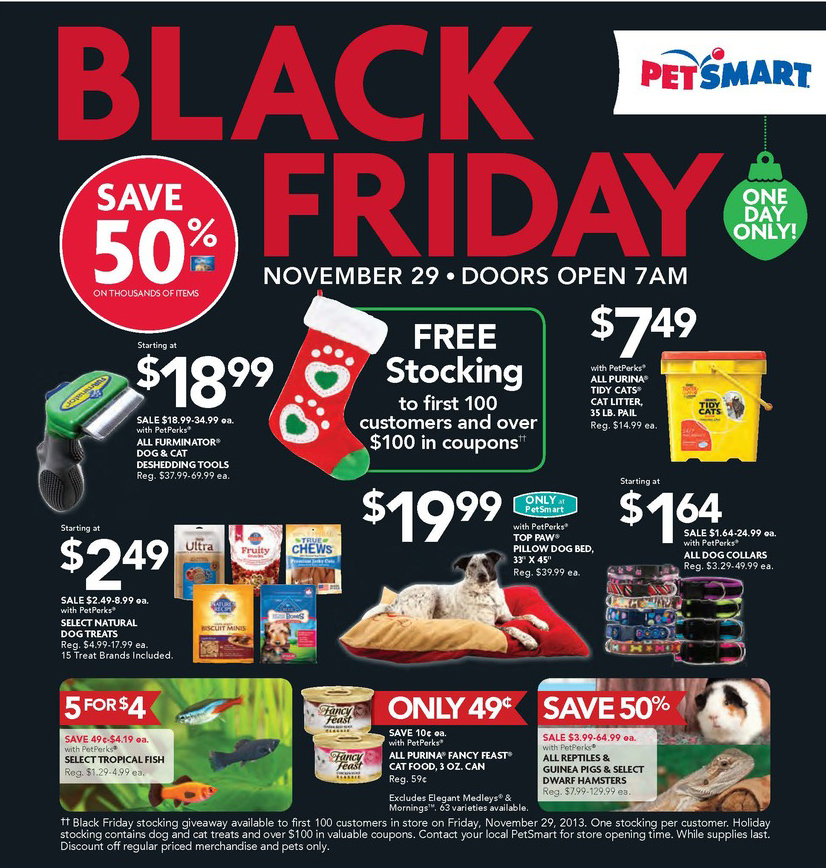 PetSmart Black Friday 2013 Ad and Deals