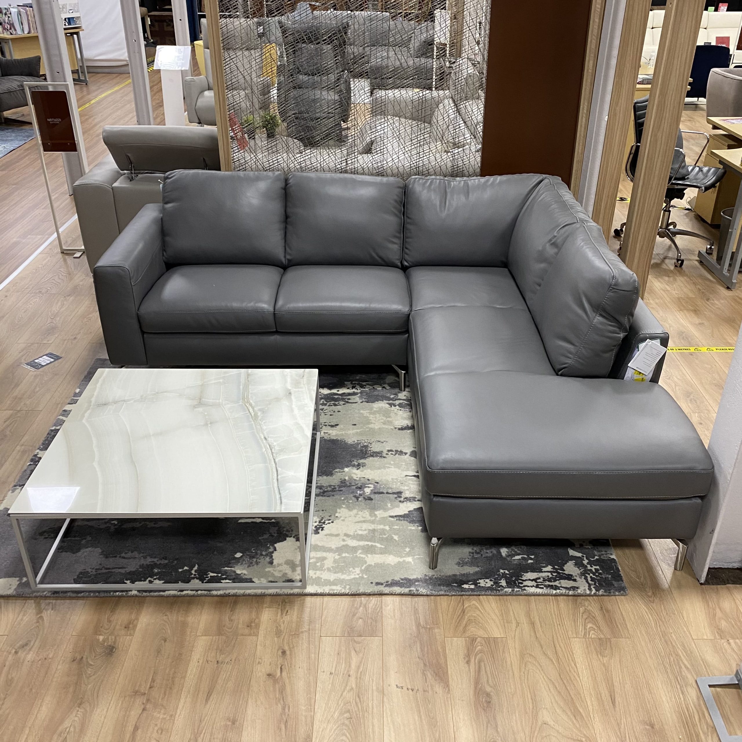 Natuzzi Editions Agrigento Small Corner Sofa Natuzzi Leather Sofa
