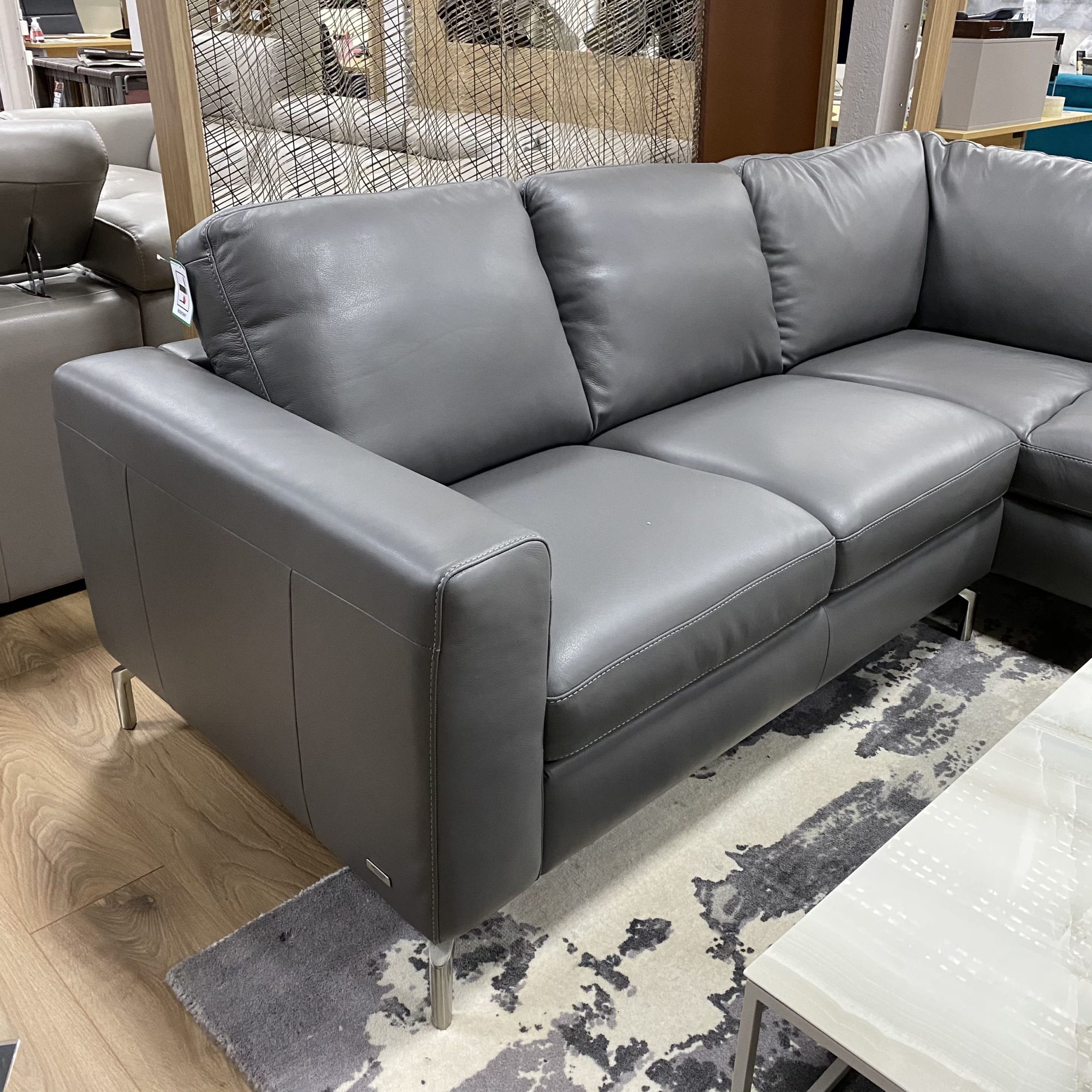 Natuzzi Editions Agrigento Small Corner Sofa Natuzzi Leather Sofa