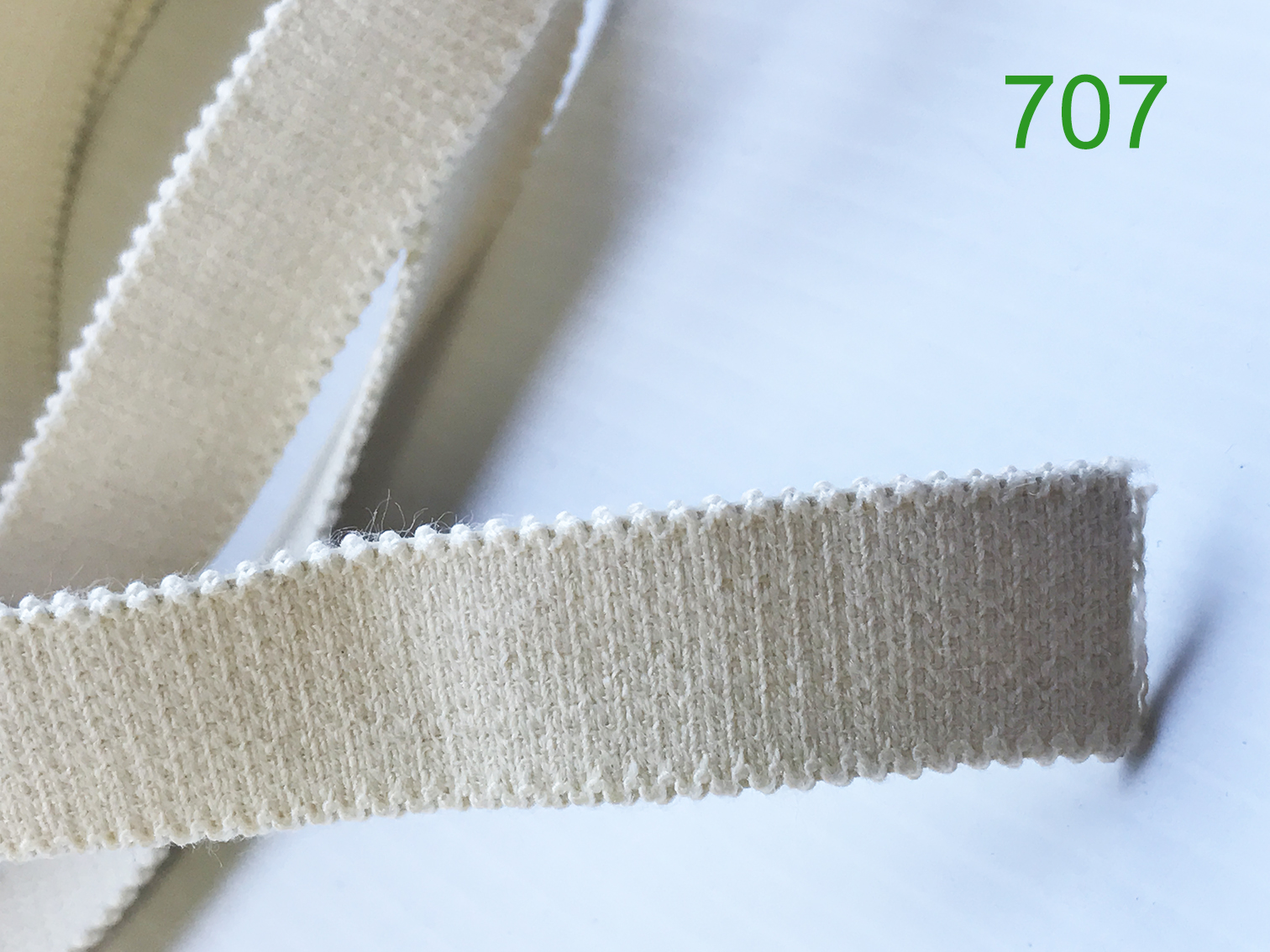 16MM STRONG ELASTIC IN RAW WHITE COLOUR ITEM 707 x 50 METRE REELS