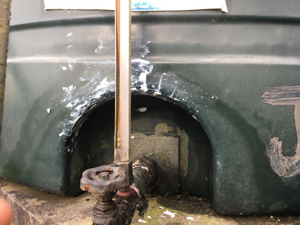 Oil tank delivery through Staffordshire. Is your oil tank damaged?