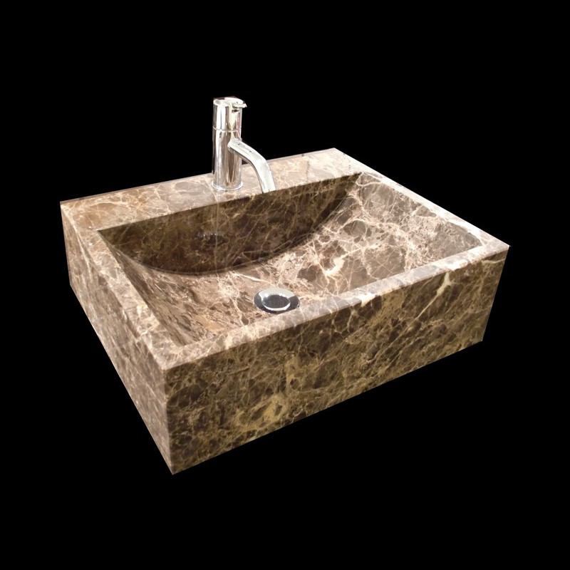 P10 Carved Basin in Carrara Marble Natural Stone Projects