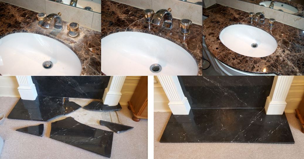 Marble, Granite, Limestone & Slate Repairs and Restoration